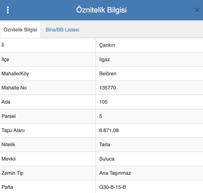 ÇANKIRI ILGAZ'DA 6.871 M2 SATILIK TARLA